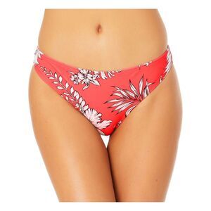 CALIFORNIA SUNSHINE Women's Coral Bikini Hipster Swimsuit Bottom S